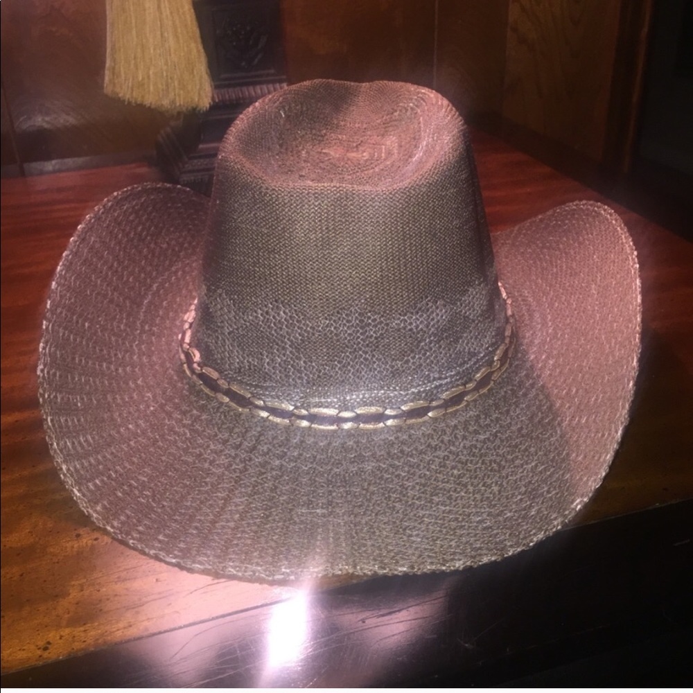Shady Brady Straw packable Cowboy hat - Picture 3 of 6